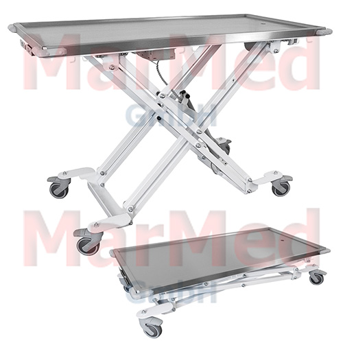 Scherenhubtisch, fahrbar, Tragfähigkeit