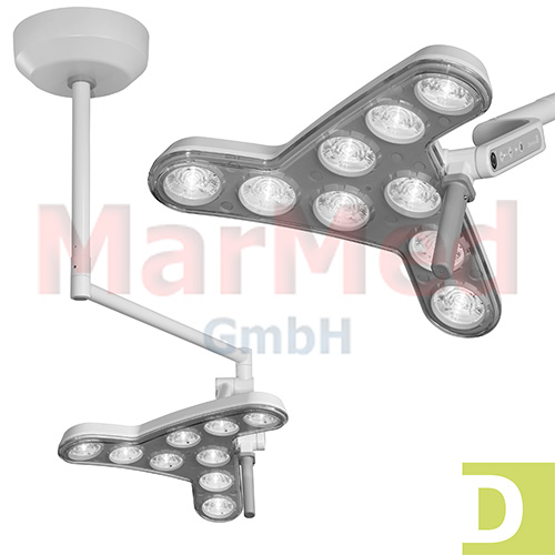 OP-Leuchte Derungs TRIANGO 100 LED Fokus