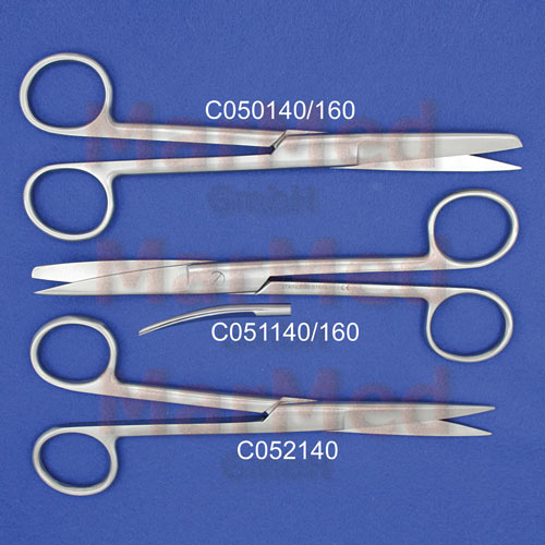 Chirurgische Schere, Standard 16,5 cm,