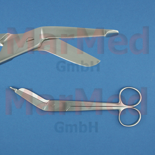 Verbandschere gezahnt, 19 cm,