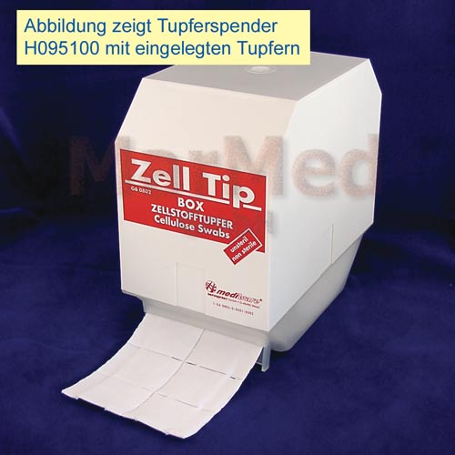 Zellstofftupfer, 2 Rollen à 500 Tupfer