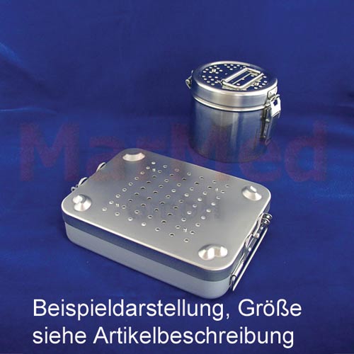 Sterilisierbehälter mit Filter in Deckel