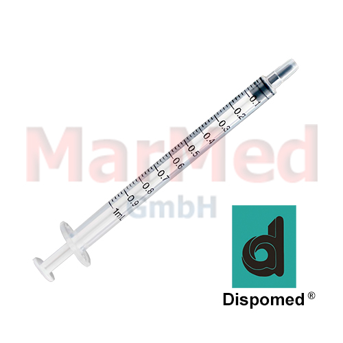 Dispomed Einwegspritze 1 ml Tbc,