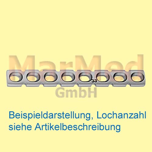 Rekonstruktionsplatte 6-Loch für Schr.