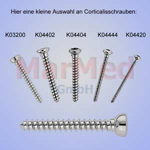 Cortical screw Ø 2,0 x 14 mm, 5 pcs.,