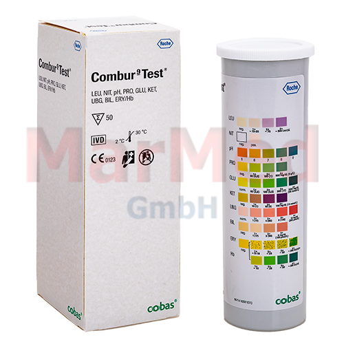 Urinteststreifen Roche Combur 9-Test,