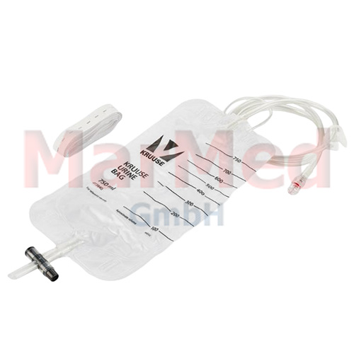 KRUUSE Urinbeutel, 750 ml, Luer-Lock,