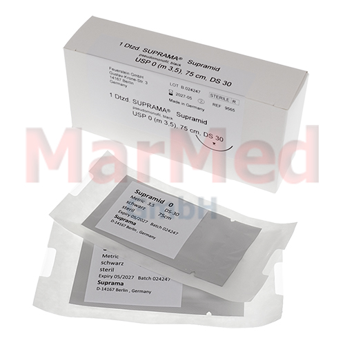 Polyamid, pseudomonofil, USP 2/0, 75 cm