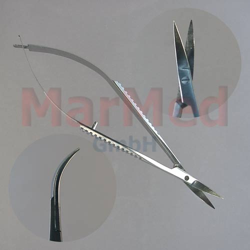 Iridektomieschere Castroviejo, 10 cm,