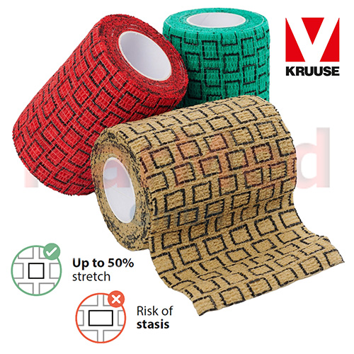 KRUUSE SafeVet® Bandage 4,5 m x 7,5 cm,