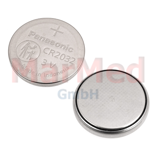 Batterie CR2032, 3 V-Lithium-Knopfzelle,