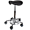 Surgical Swivel Stool with  Foot ring release