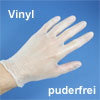 U-Handschuhe Vinyl, puderfrei
